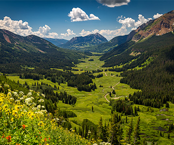 Colorado green valley